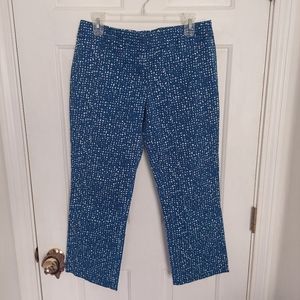 J.Crew city fit, blue capri pants size 6